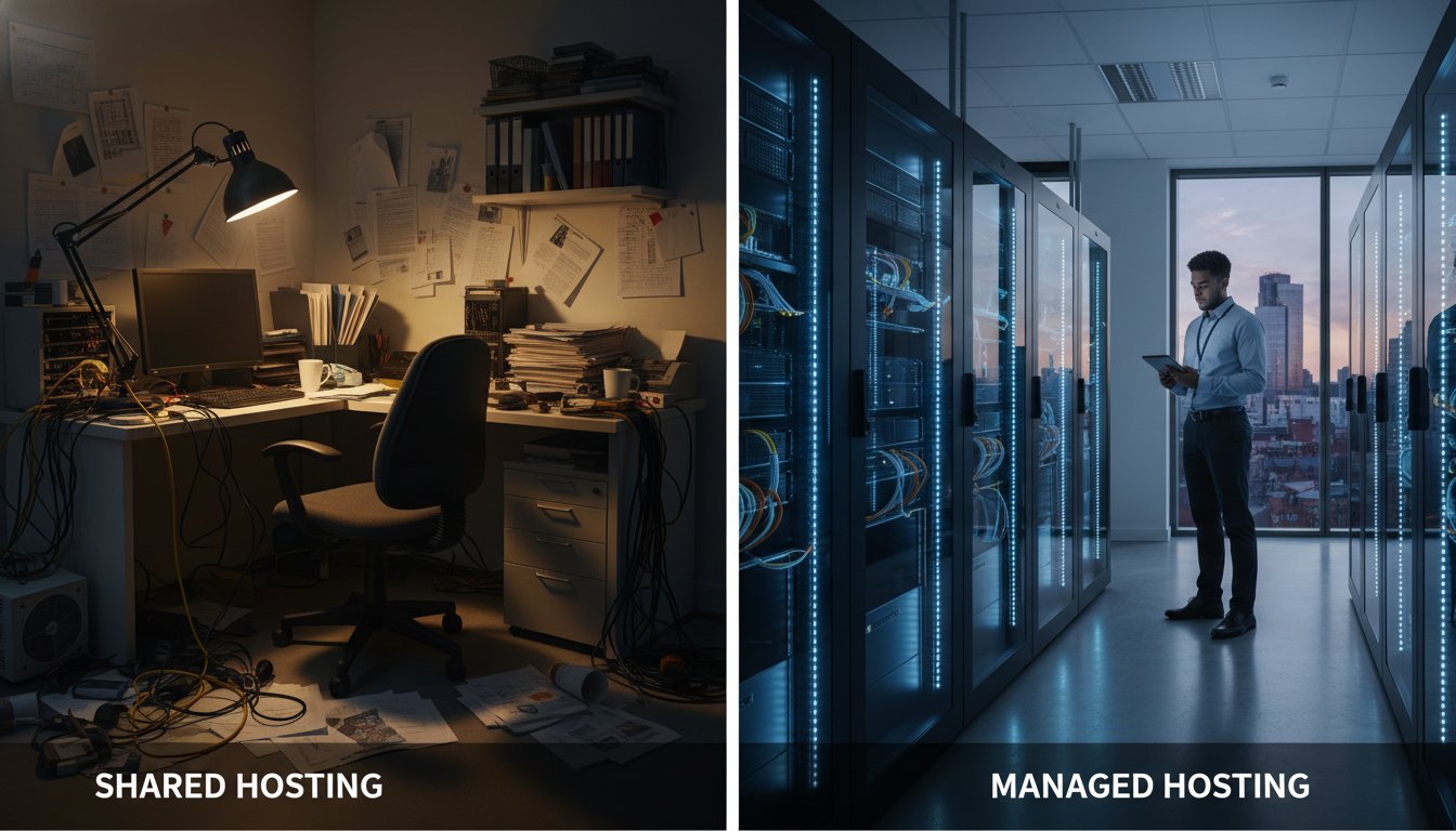 Managed vs Shared Hosting UK: A No-Nonsense Comparison for 2026