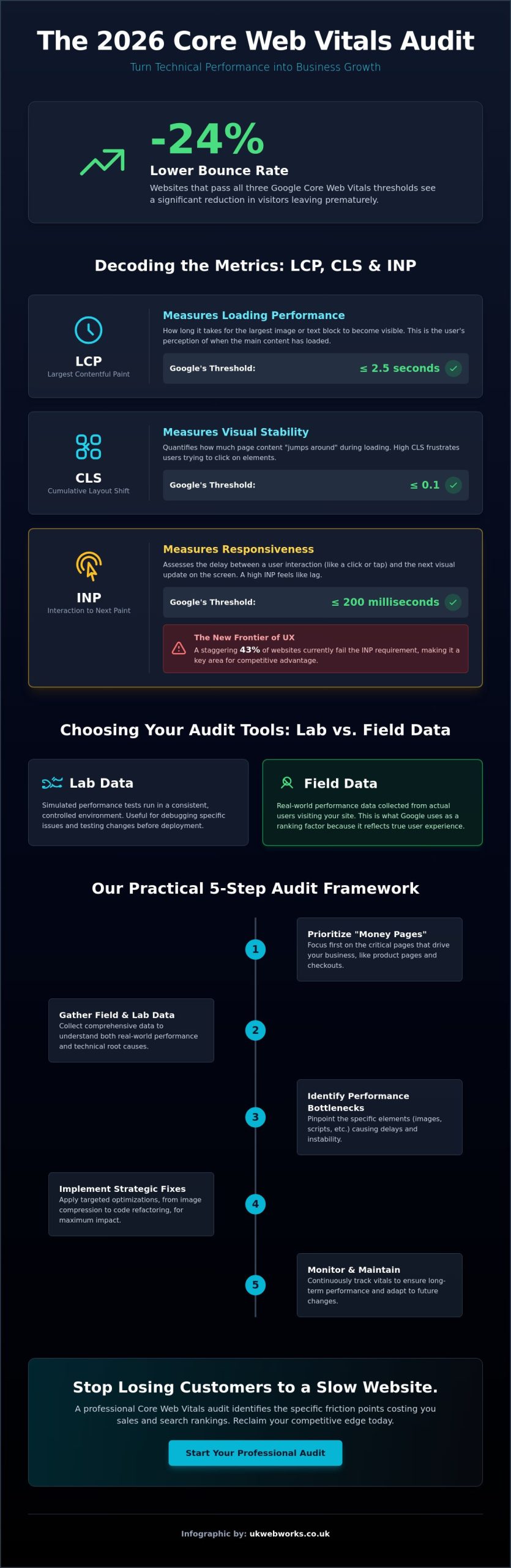 Core Web Vitals Audit: A Jargon-Free Guide to Website Performance in 2026