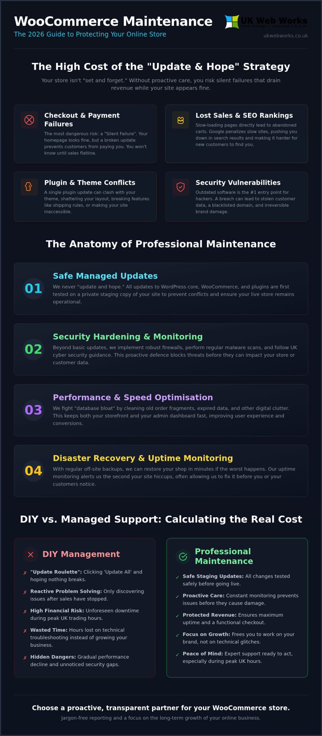 WooCommerce Maintenance Services UK: The No-Nonsense Guide for 2026