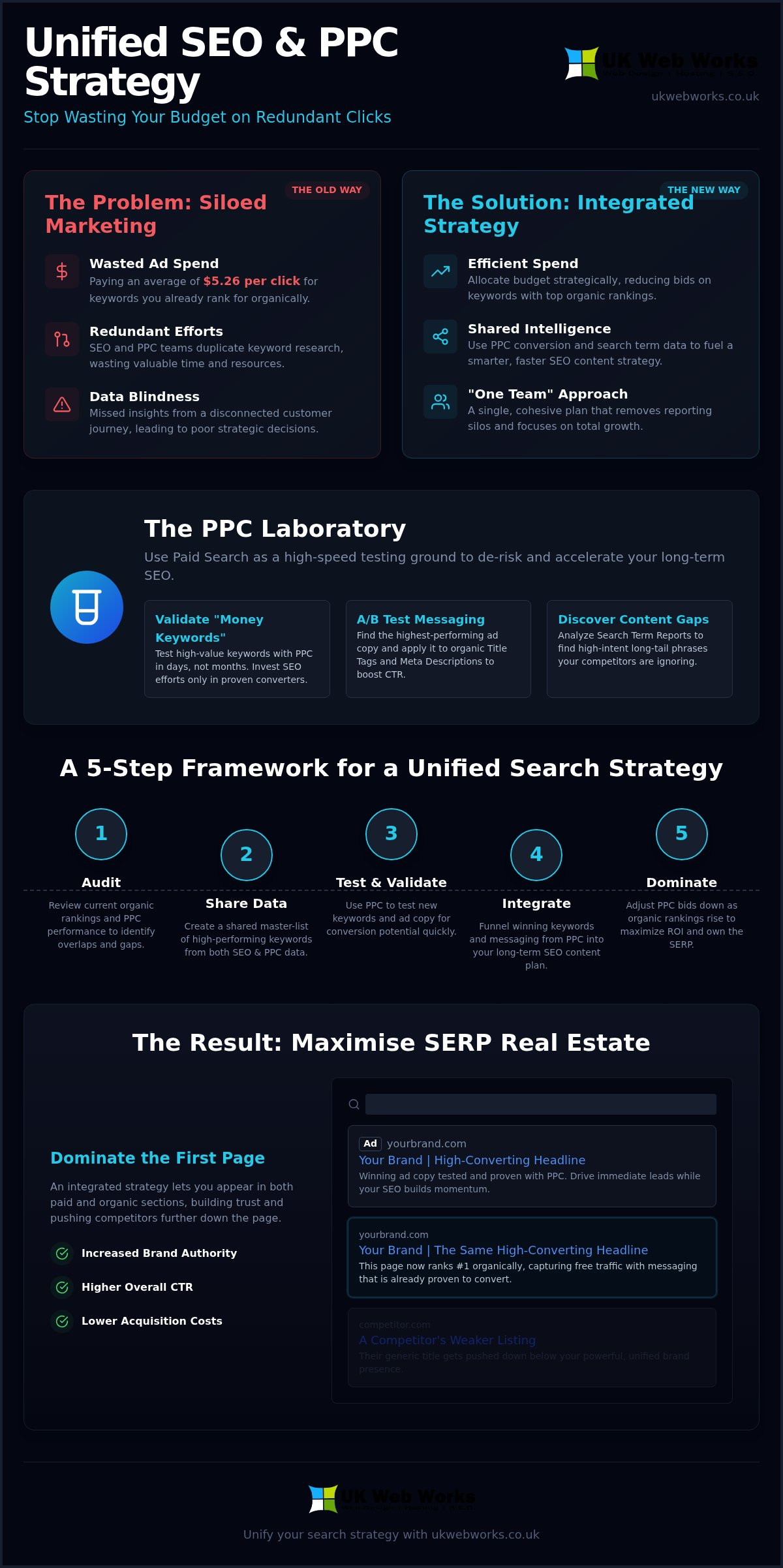Integrated SEO and PPC Strategy: The No-Nonsense Guide to Search Dominance in 2026